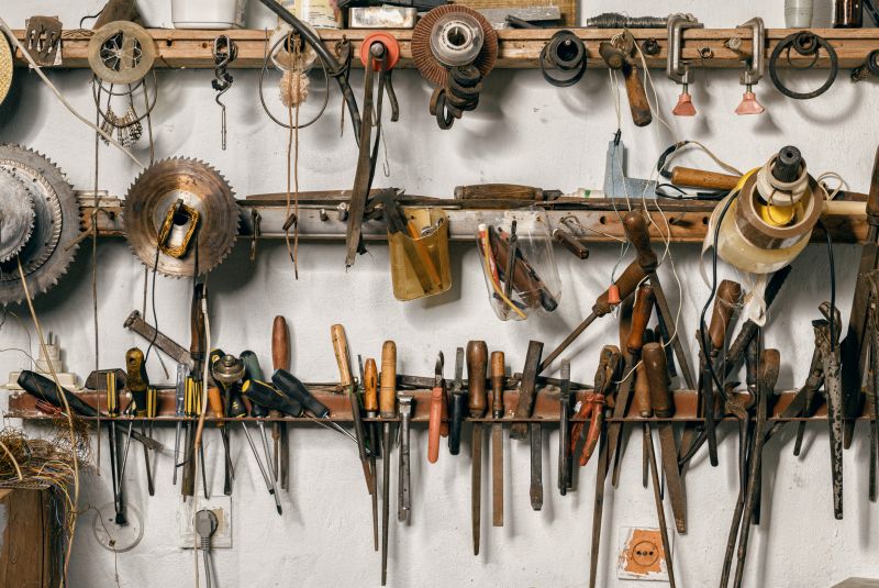 Garage Tool Rack Installation in Loudoun County, VA